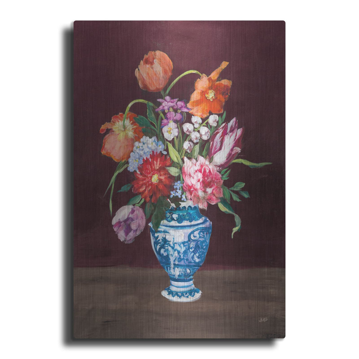 'Masterful 2 Pomegranate' by Julia Purinton – Metal Wall Art