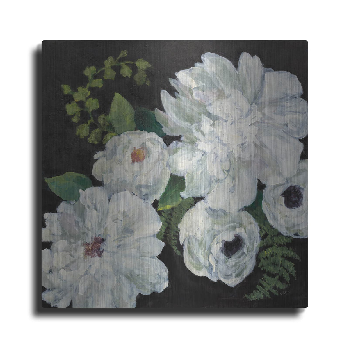 'Midnight Bouquet 2' by Julia Purinton – Metal Wall Art