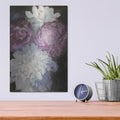 'Midnight Garden No Butterflies' by Julia Purinton – Metal Wall Art, 12x16 room view