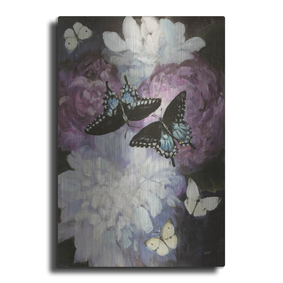 'Midnight Garden' by Julia Purinton – Metal Wall Art
