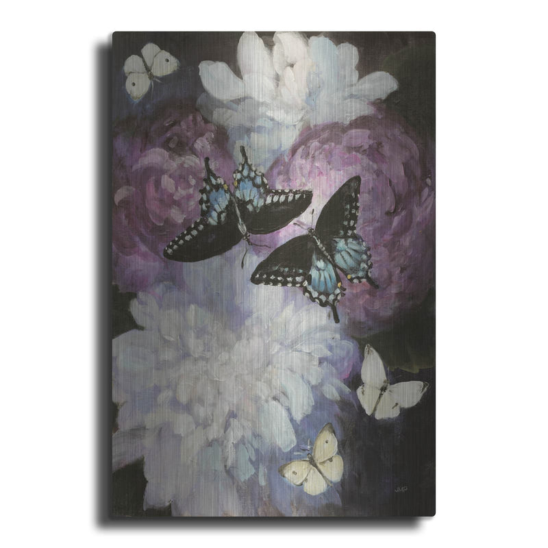 'Midnight Garden' by Julia Purinton – Metal Wall Art