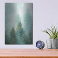 'Misty Forest 3' by Julia Purinton – Metal Wall Art, 12x16 room view