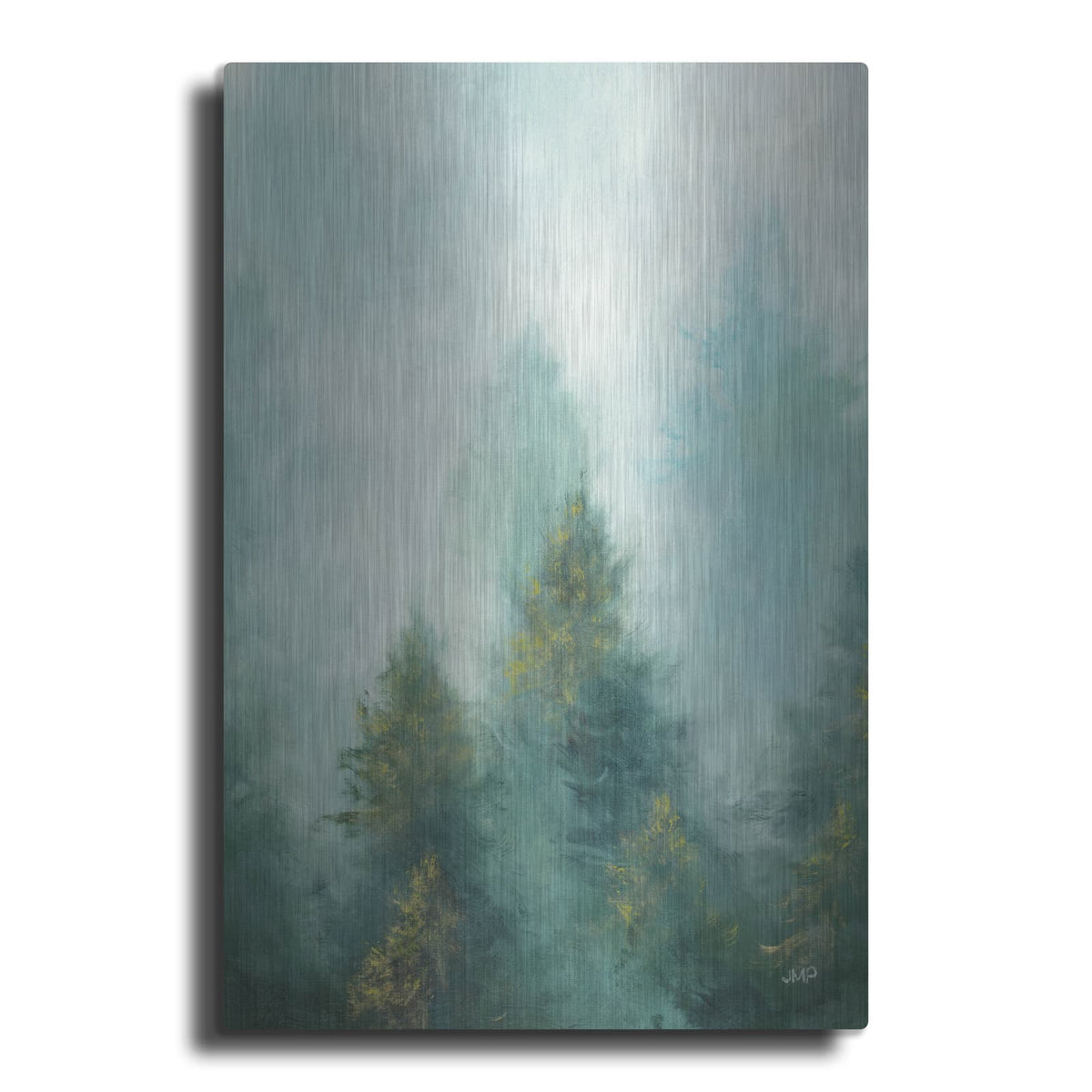 'Misty Forest 3' by Julia Purinton – Metal Wall Art