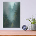 'Misty Forest 4' by Julia Purinton – Metal Wall Art, 12x16 room view