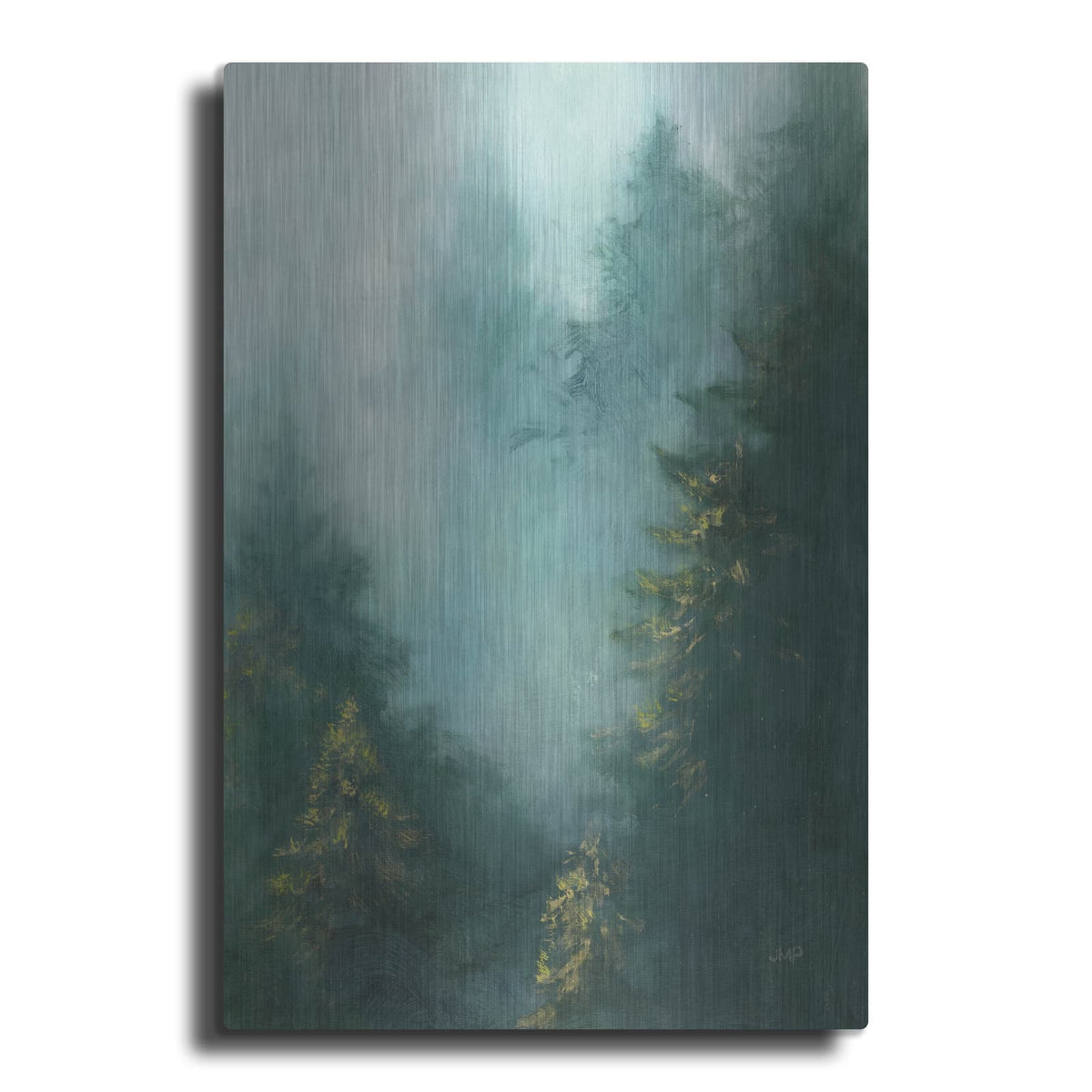'Misty Forest 4' by Julia Purinton – Metal Wall Art