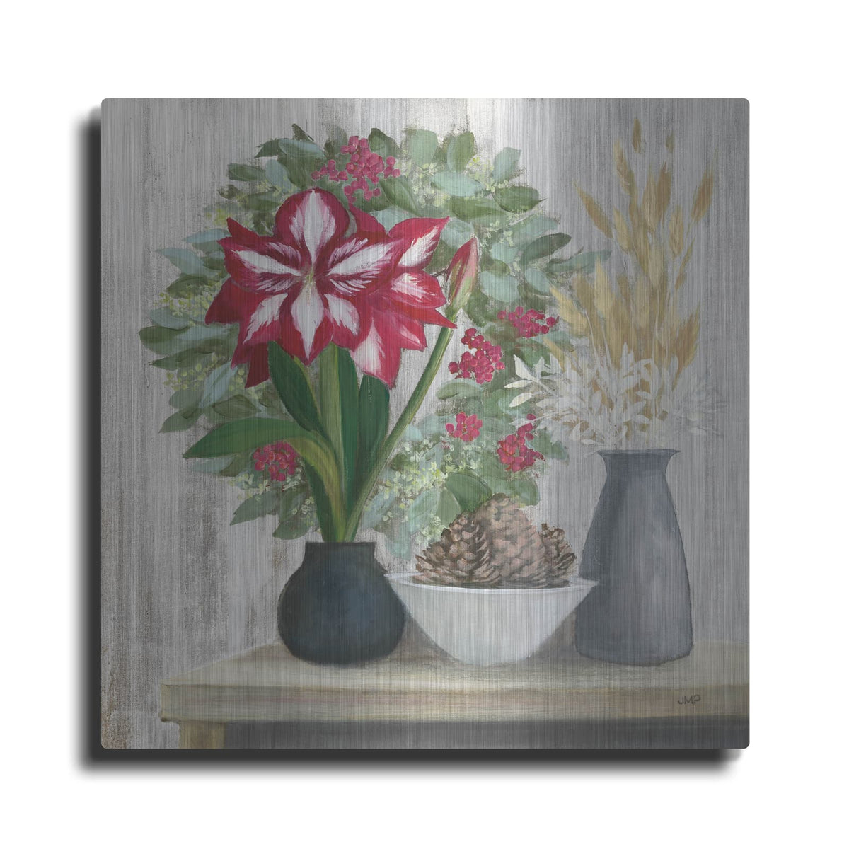 'Natural Holiday Light' by Julia Purinton – Metal Wall Art