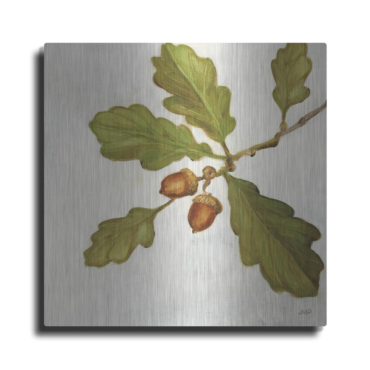 'Oak Branch C' by Julia Purinton – Metal Wall Art