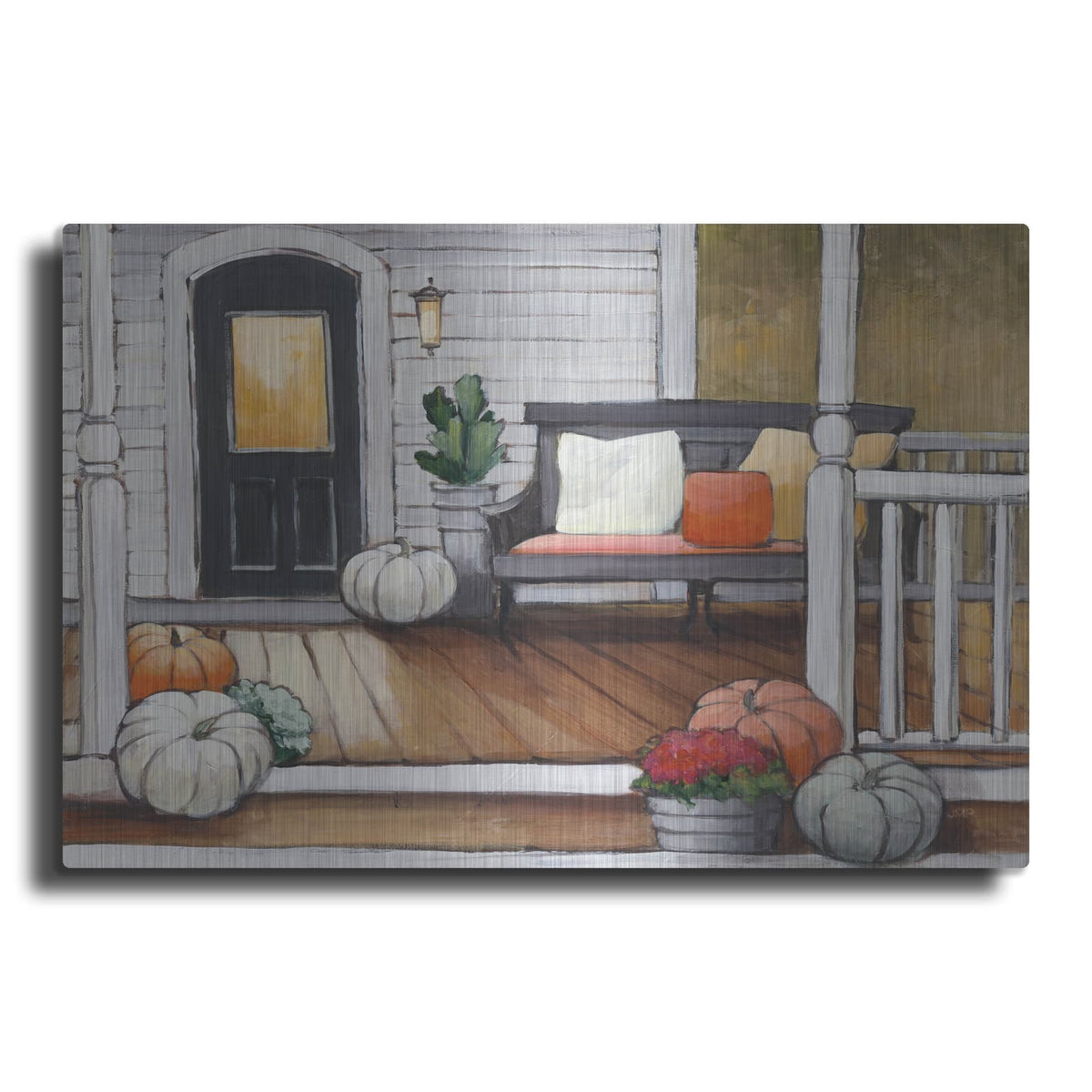 'October Evening' by Julia Purinton – Metal Wall Art