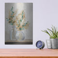 'Pampas And Eucalpytus Bouquet 2' by Julia Purinton – Metal Wall Art, 12x16 room view