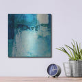 'Rhapsody 1' by Julia Purinton – Metal Wall Art, 12x12 room view
