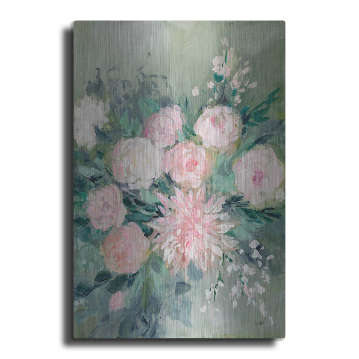 'Romantic Rendezvous Florals 2' by Julia Purinton – Metal Wall Art