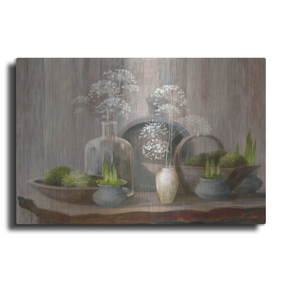 'Rustic Elegance 1' by Julia Purinton – Metal Wall Art