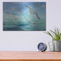 'Sea Flight' by Julia Purinton – Metal Wall Art, 16x12 room view