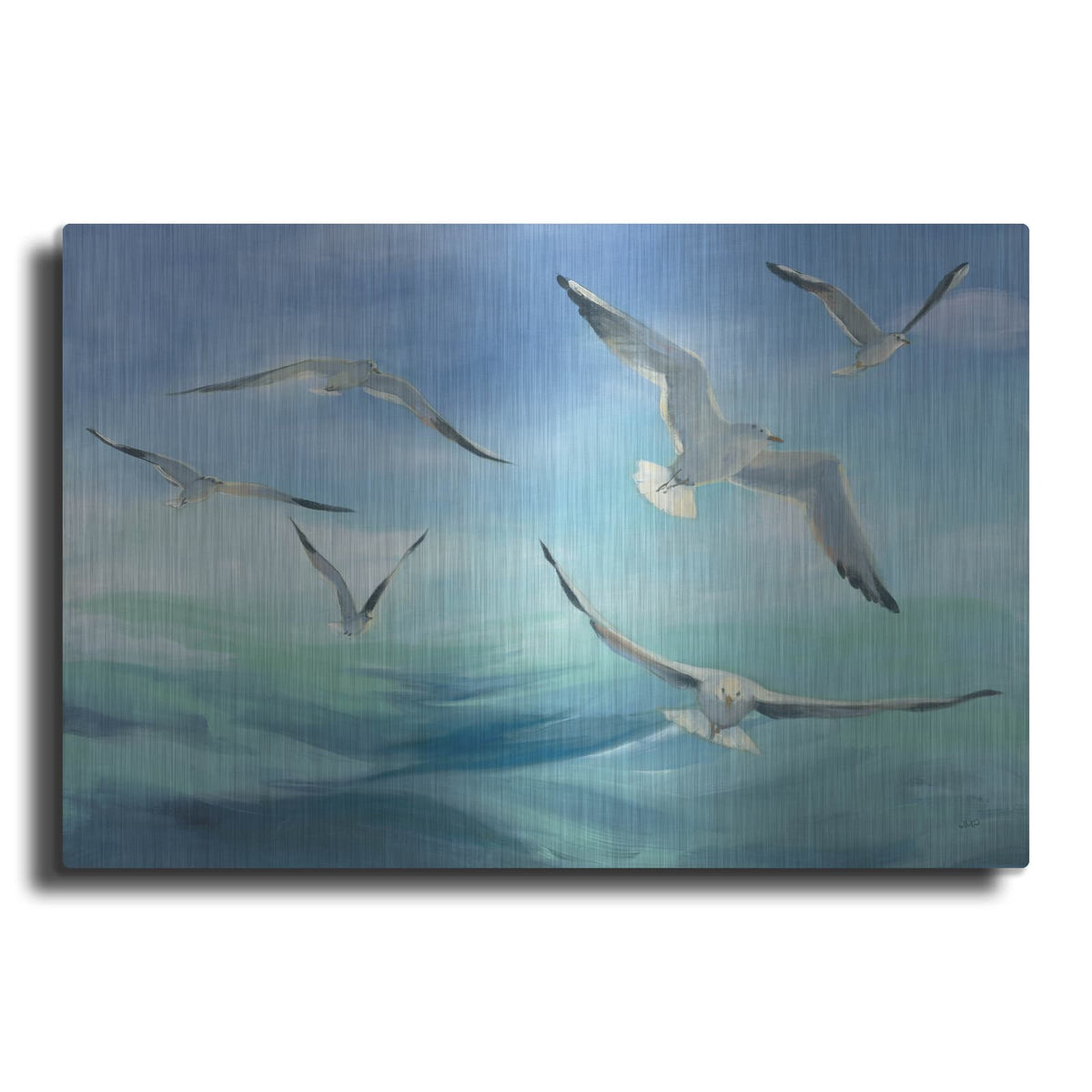 'Sea Flight' by Julia Purinton – Metal Wall Art