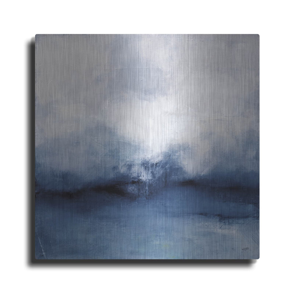 'Sea Spray Indigo' by Julia Purinton – Metal Wall Art