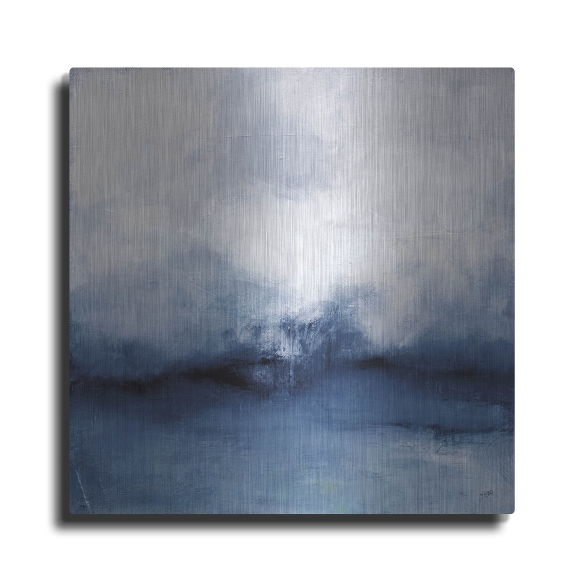 'Sea Spray Indigo' by Julia Purinton – Metal Wall Art