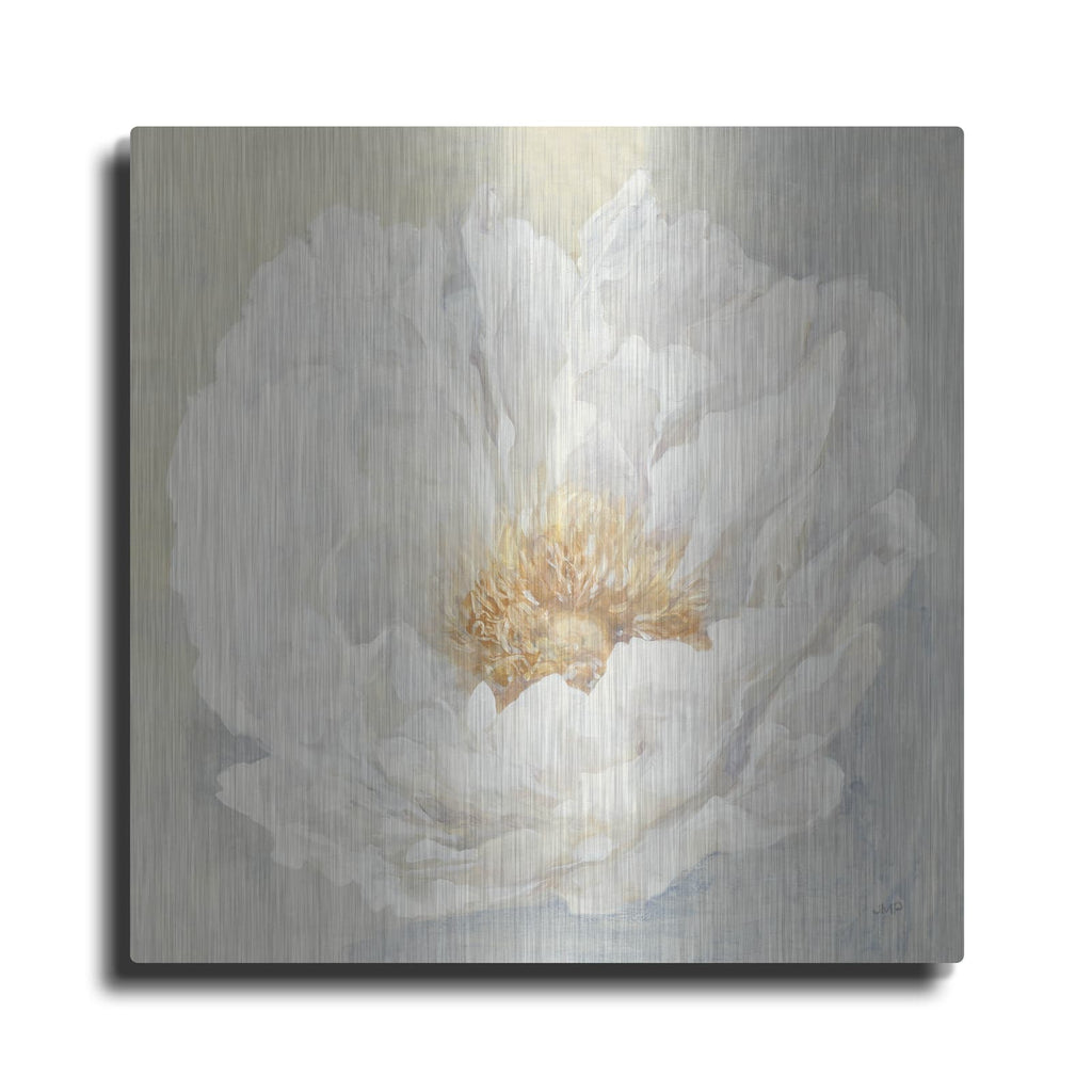 'Serene Peony' by Julia Purinton – Metal Wall Art