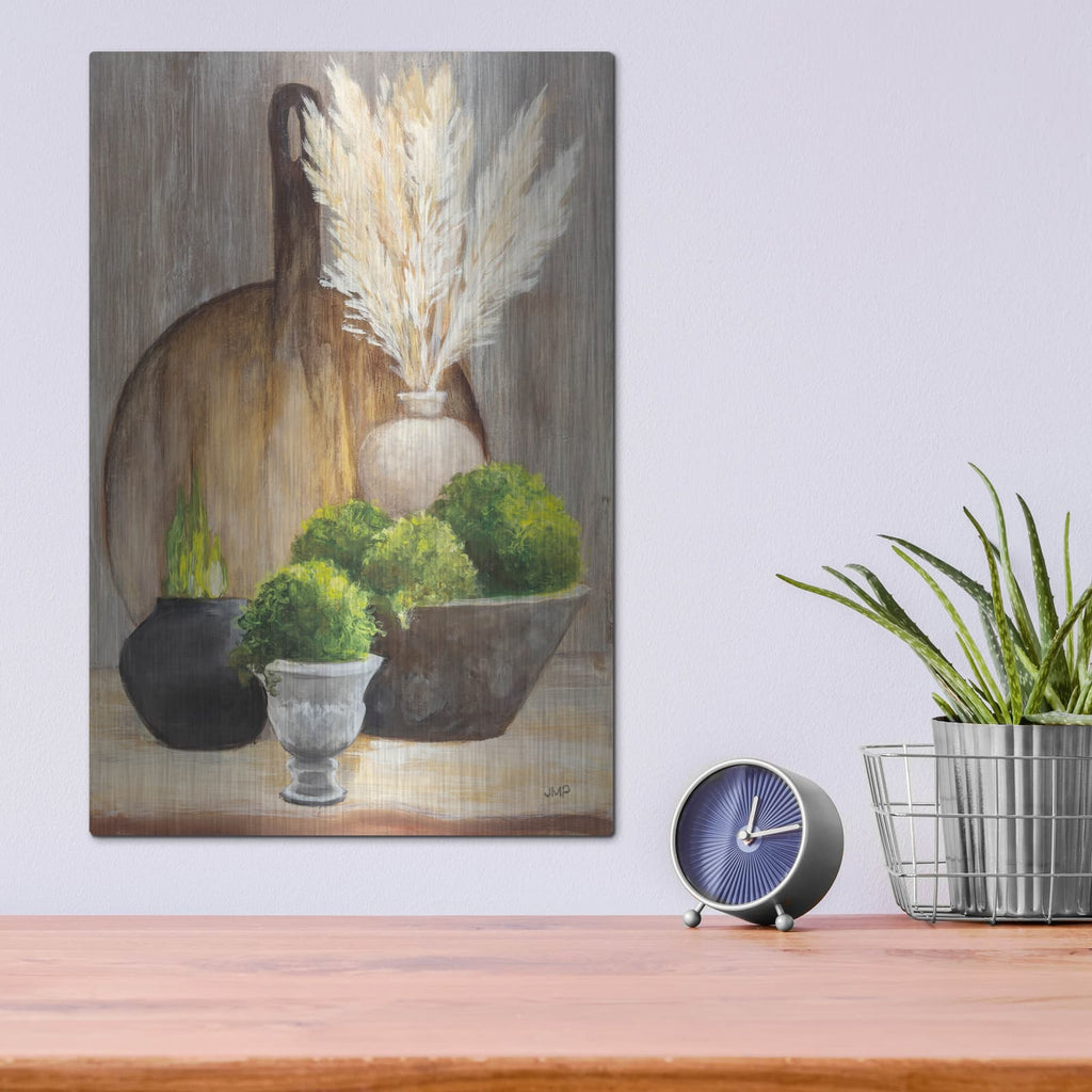 'Spring Tableaux 2' by Julia Purinton – Metal Wall Art, 12x16 room view