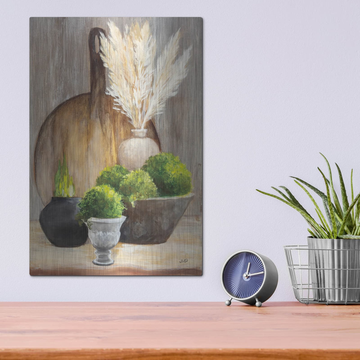 'Spring Tableaux 2' by Julia Purinton – Metal Wall Art, 12x16 room view