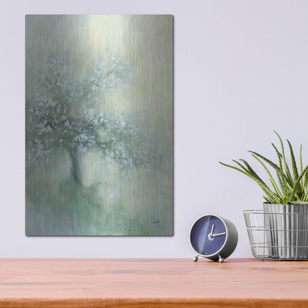 'Subtle Tree 1' by Julia Purinton – Metal Wall Art, 12x16 room view