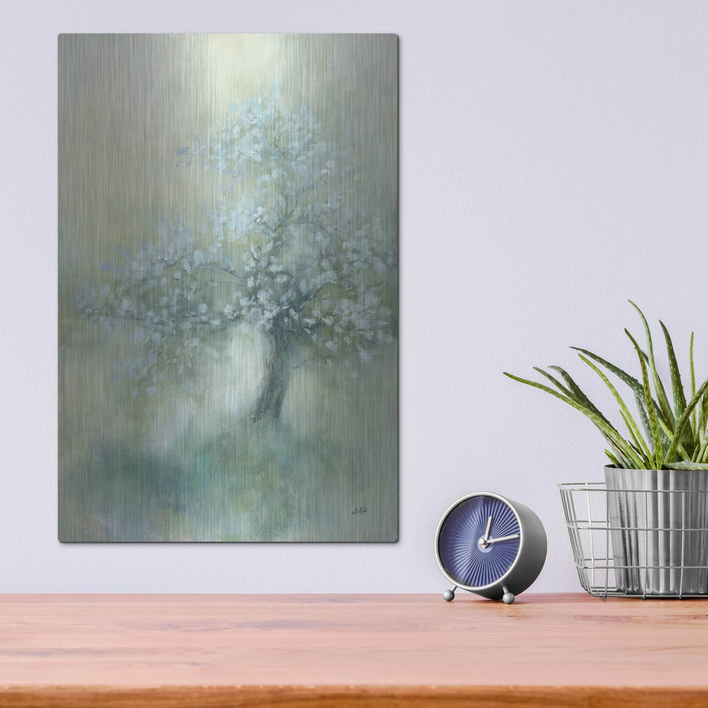 'Subtle Tree 2' by Julia Purinton – Metal Wall Art, 12x16 room view