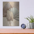 'Sun Palms 2 Neutral' by Julia Purinton – Metal Wall Art, 12x16 room view