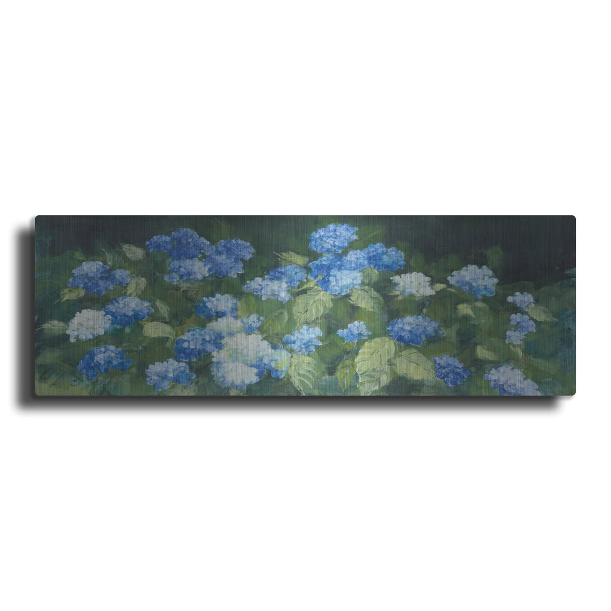 'Sunday Blues' by Julia Purinton – Metal Wall Art