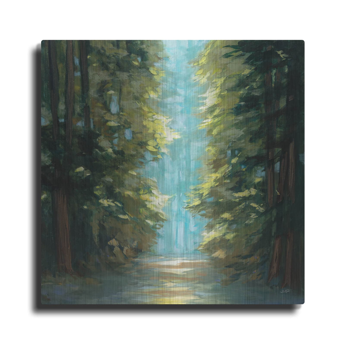 'Sunlit Forest' by Julia Purinton – Metal Wall Art