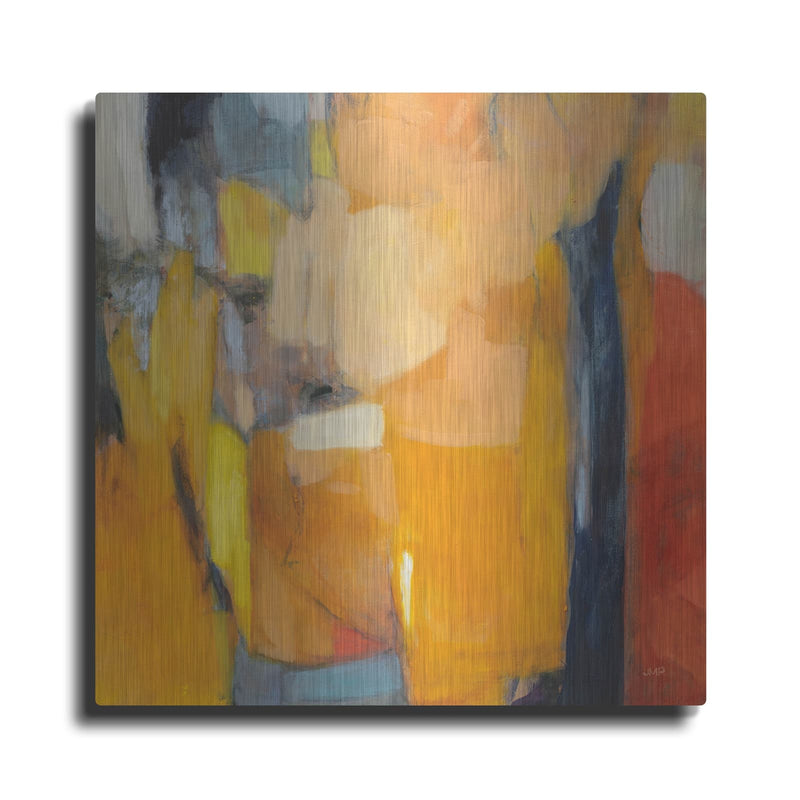 'Tangerine Crush' by Julia Purinton – Metal Wall Art