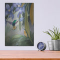 'Tierra Del Fuego Hummingbirds 1' by Julia Purinton – Metal Wall Art, 12x16 room view