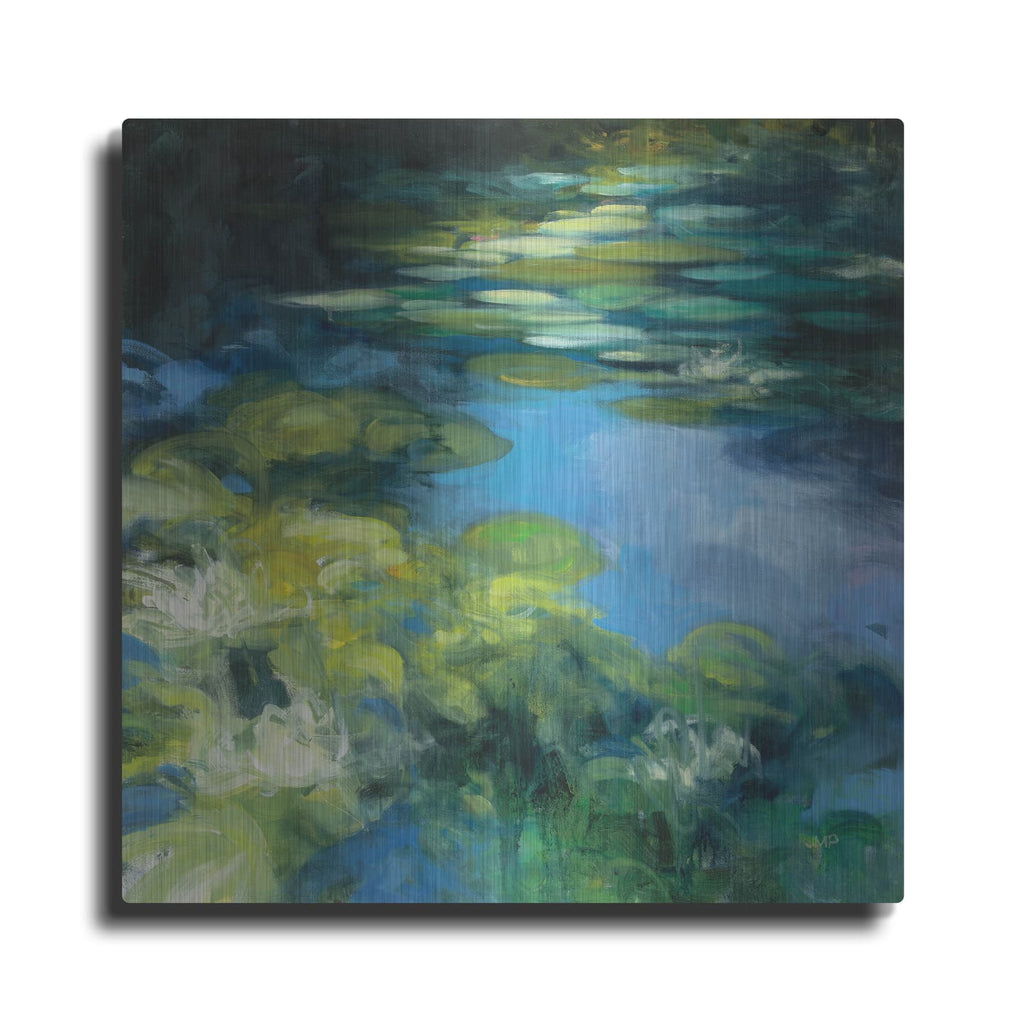 'Water Lilies 2' by Julia Purinton – Metal Wall Art