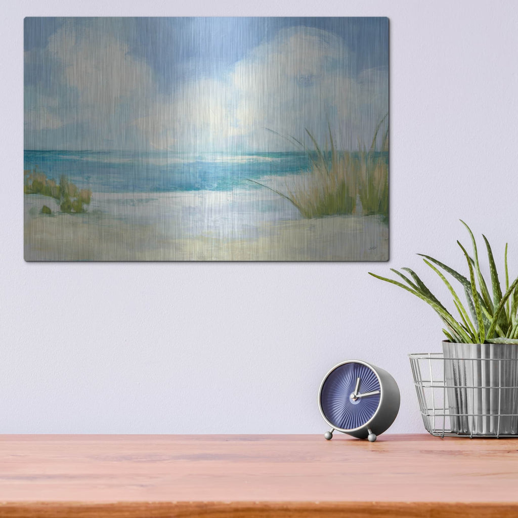 'Wind And Waves 1' by Julia Purinton – Metal Wall Art, 16x12 room view