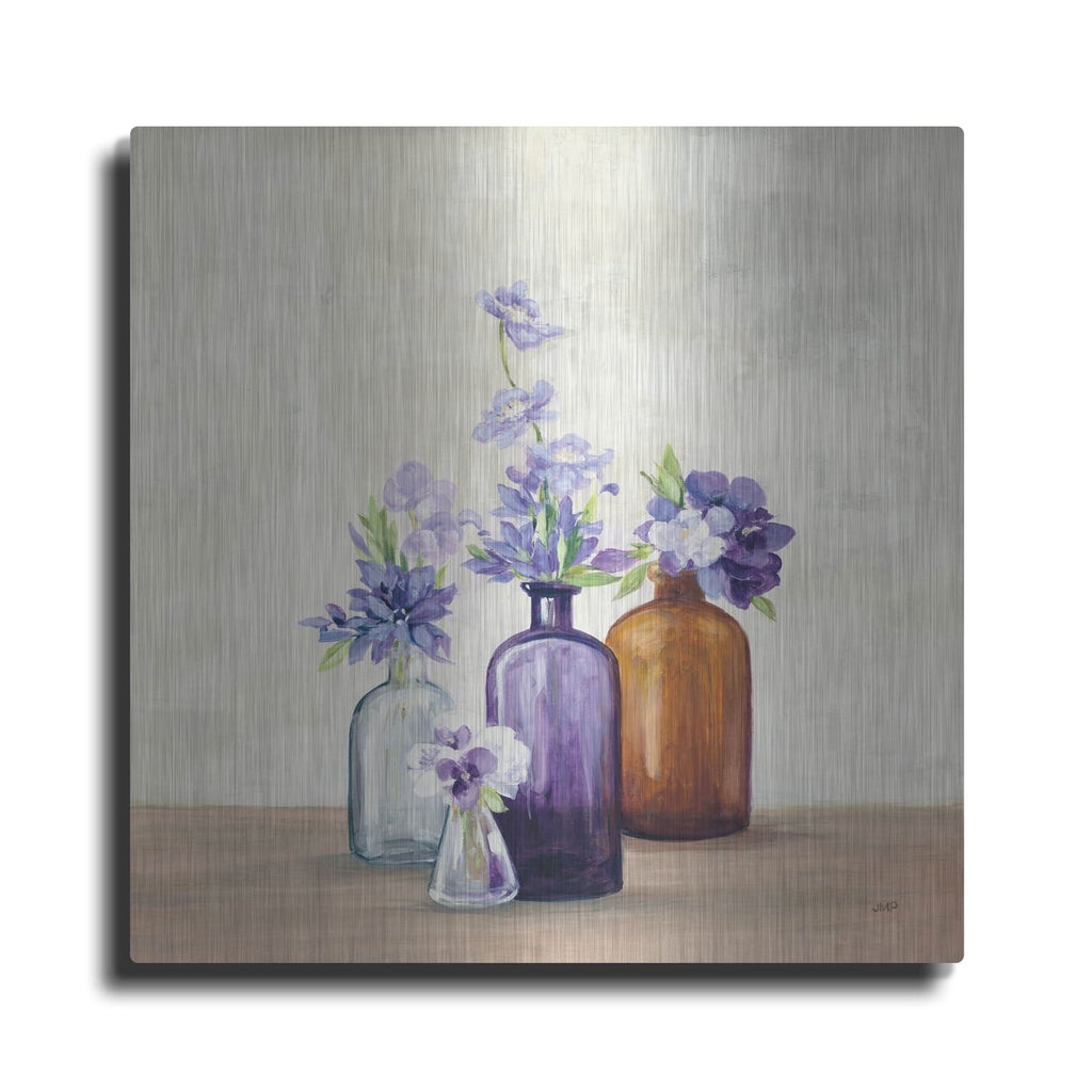'Windowsill Garden 1' by Julia Purinton – Metal Wall Art