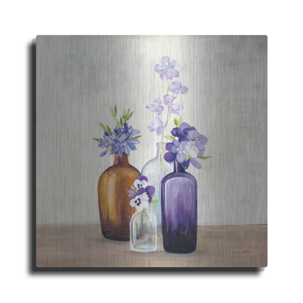 'Windowsill Garden 2' by Julia Purinton – Metal Wall Art