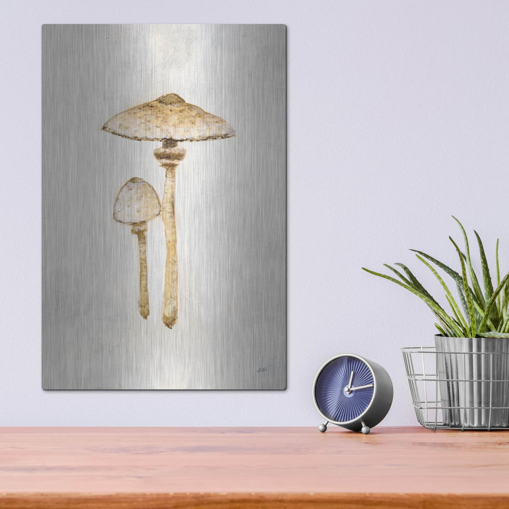 'Woodland Mushroom 1' by Julia Purinton – Metal Wall Art, 12x16 room view