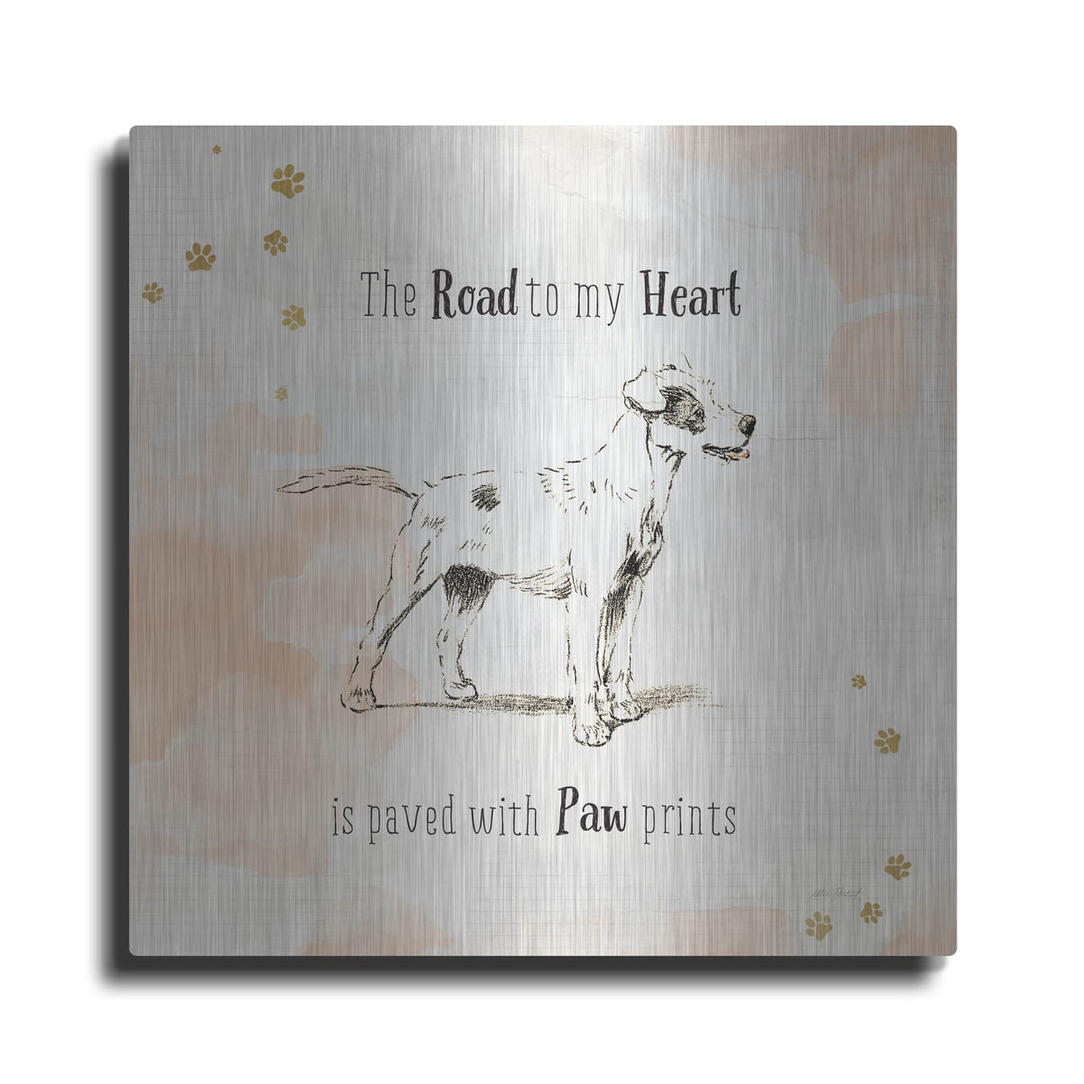 'Furry Friends 1' by Katie Pertiet – Metal Wall Art