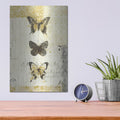 'Golden Bees And Butterflies No 2' by Katie Pertiet – Metal Wall Art, 12x16 room view