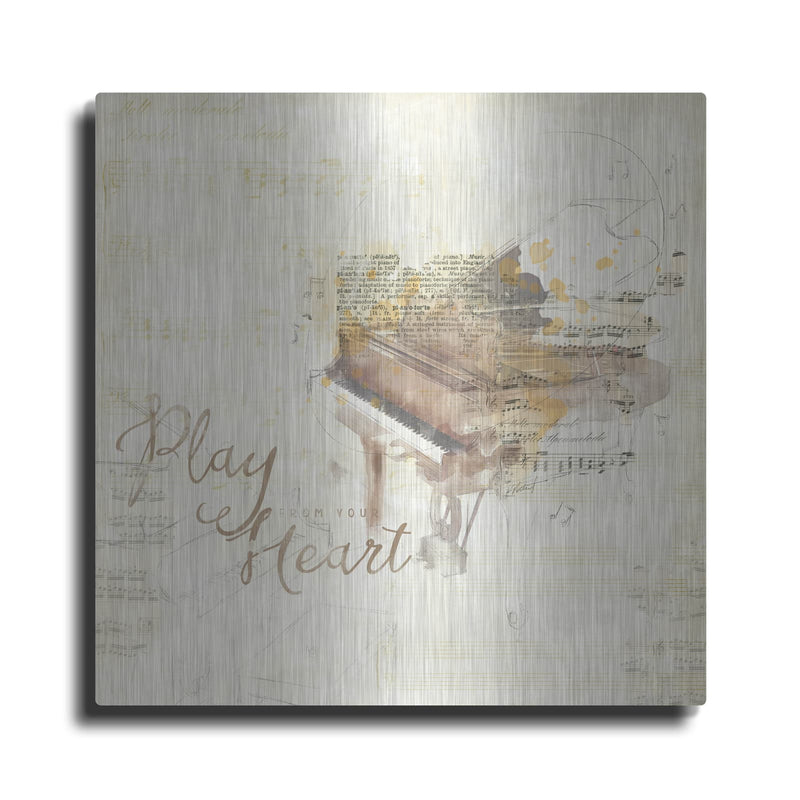 'Musical Gift 3' by Katie Pertiet – Metal Wall Art
