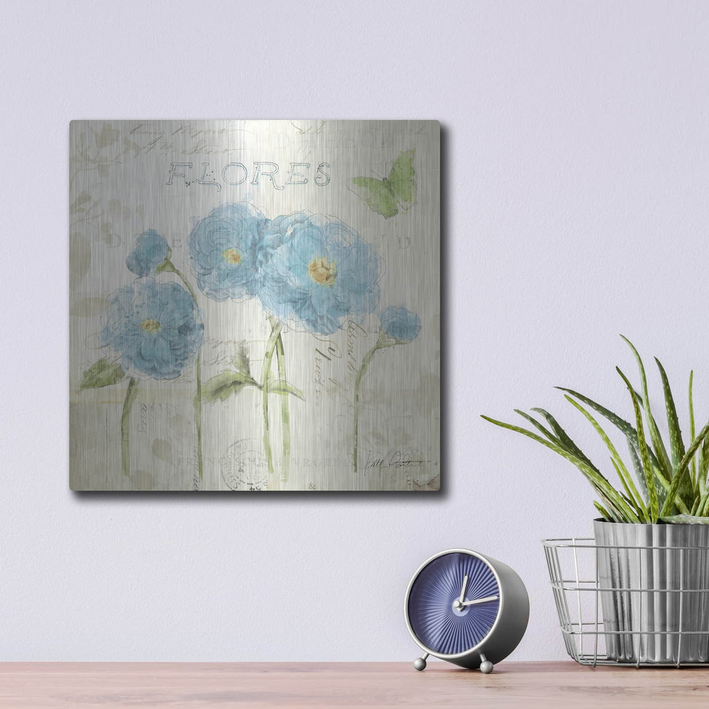'Romantic Morning 3' by Katie Pertiet – Metal Wall Art, 12x12 room view