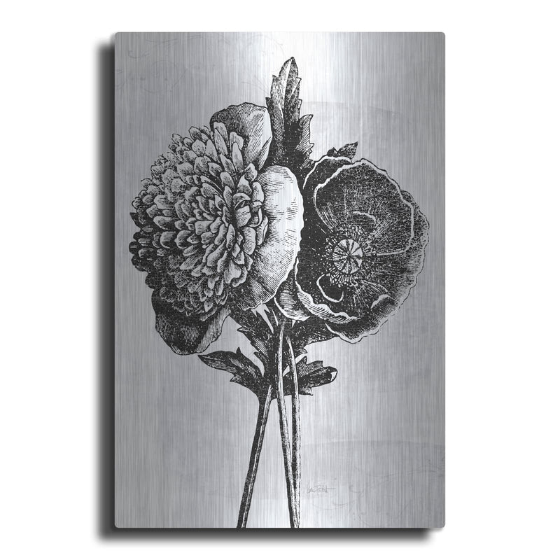 'Spa Botanical 3 Bw C' by Katie Pertiet – Metal Wall Art