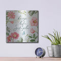 'Studio Botanicals 4 Green' by Katie Pertiet – Metal Wall Art, 12x12 room view