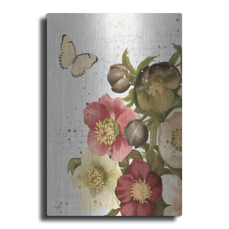 'Vintage Petals 2 C' by Katie Pertiet – Metal Wall Art