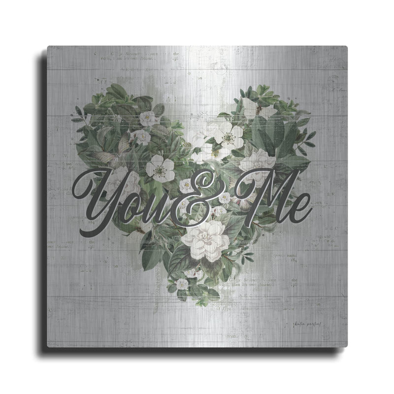 'Weathered Garden 4' by Katie Pertiet – Metal Wall Art