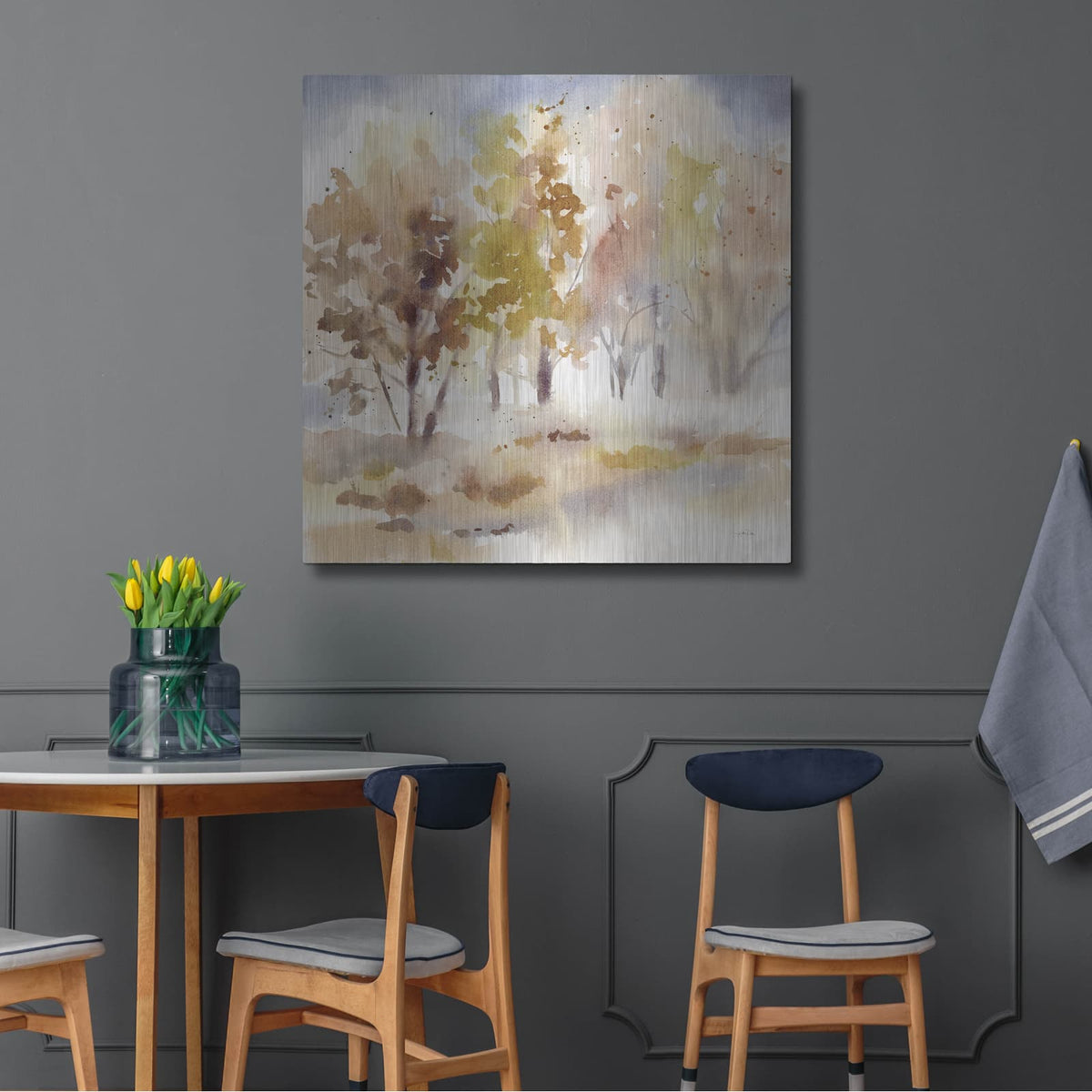 'Autumn Grove' by Katrina Pete – Metal Wall Art, 36x36 room view