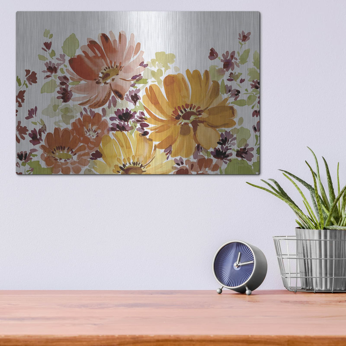 'Autumn Joy 1' by Katrina Pete – Metal Wall Art, 16x12 room view