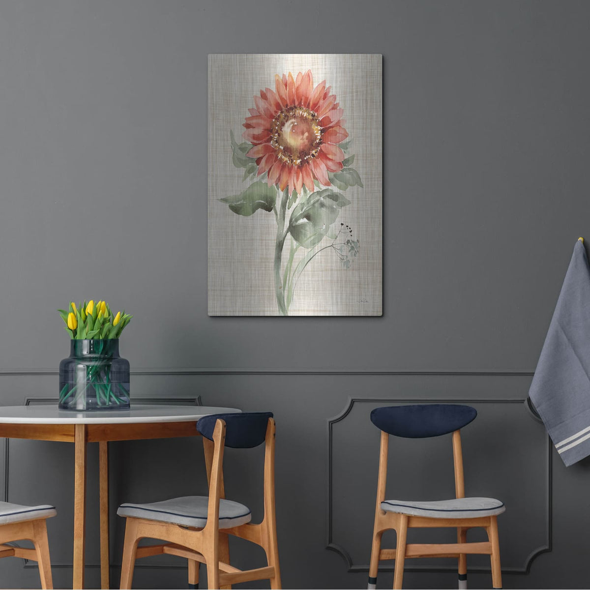 'Autumn Ramble 2 Linen' by Katrina Pete – Metal Wall Art, 24x36 room view
