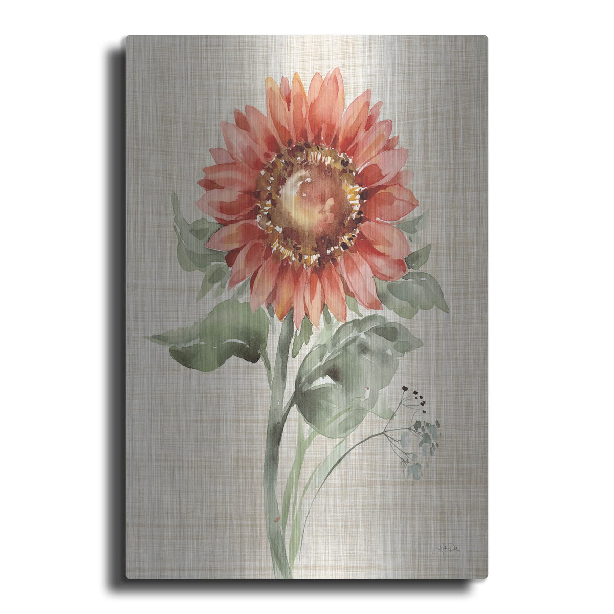 'Autumn Ramble 2 Linen' by Katrina Pete – Metal Wall Art