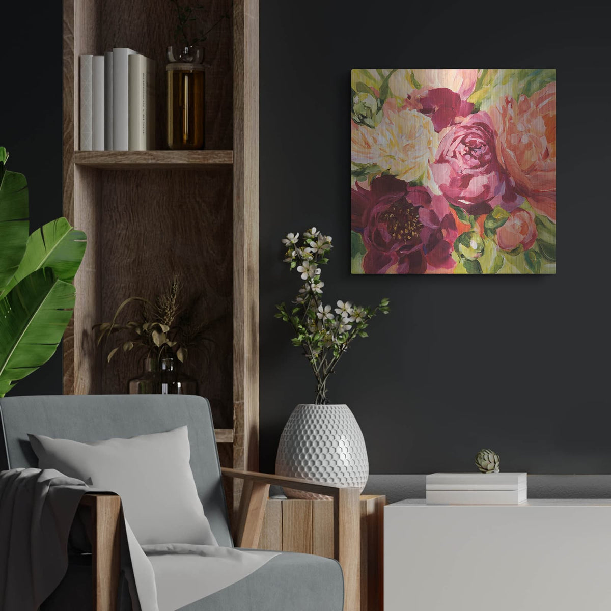 'Buckeye Belle' by Katrina Pete – Metal Wall Art, 24x24 room view