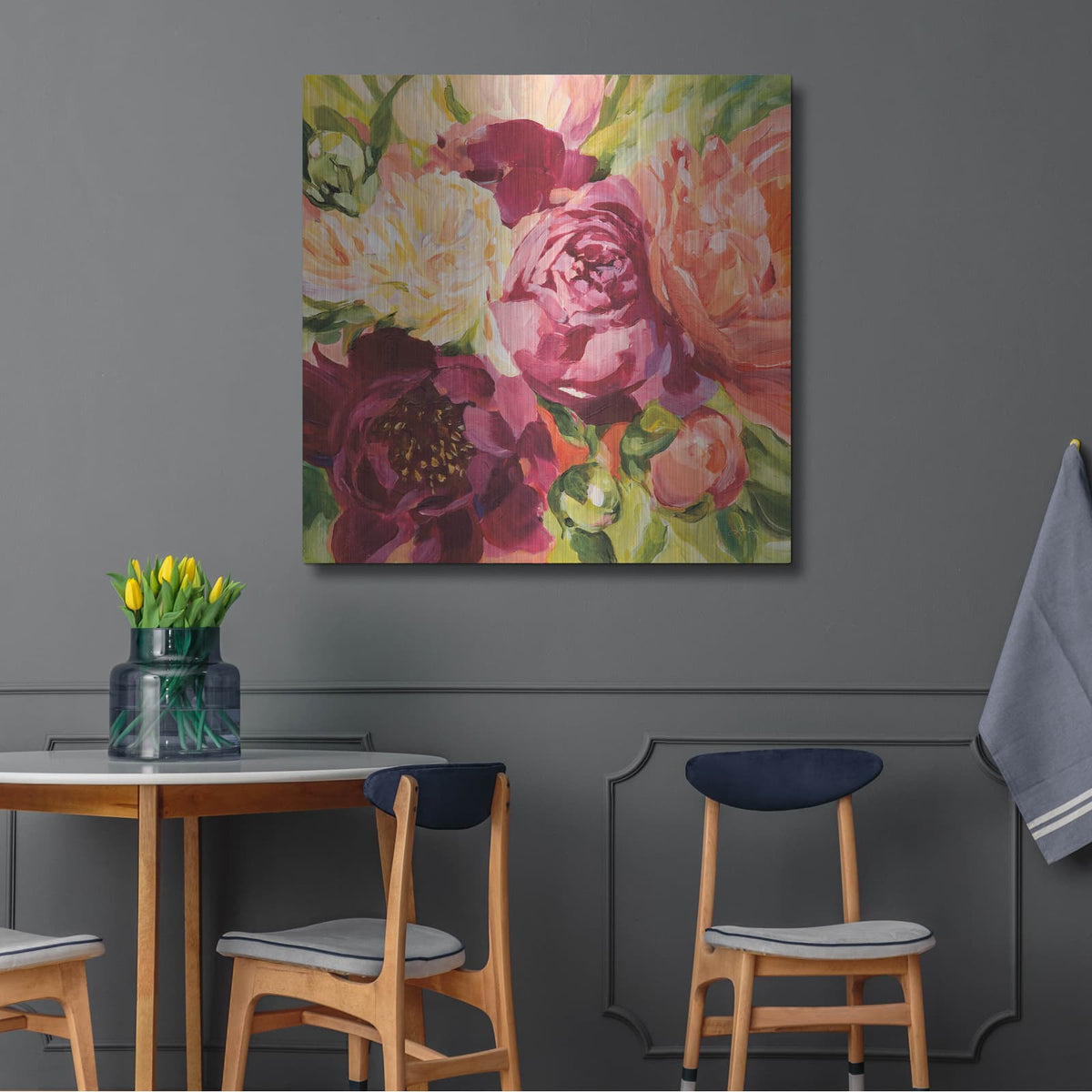 'Buckeye Belle' by Katrina Pete – Metal Wall Art, 36x36 room view