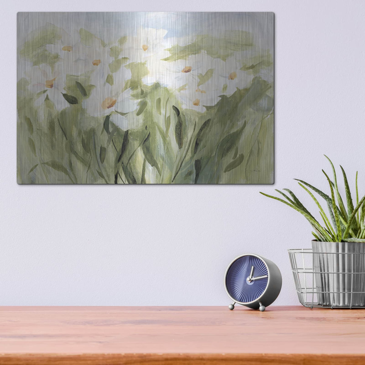 'Daisy Meadow' by Katrina Pete – Metal Wall Art, 16x12 room view